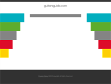 Tablet Screenshot of guitarsguide.com